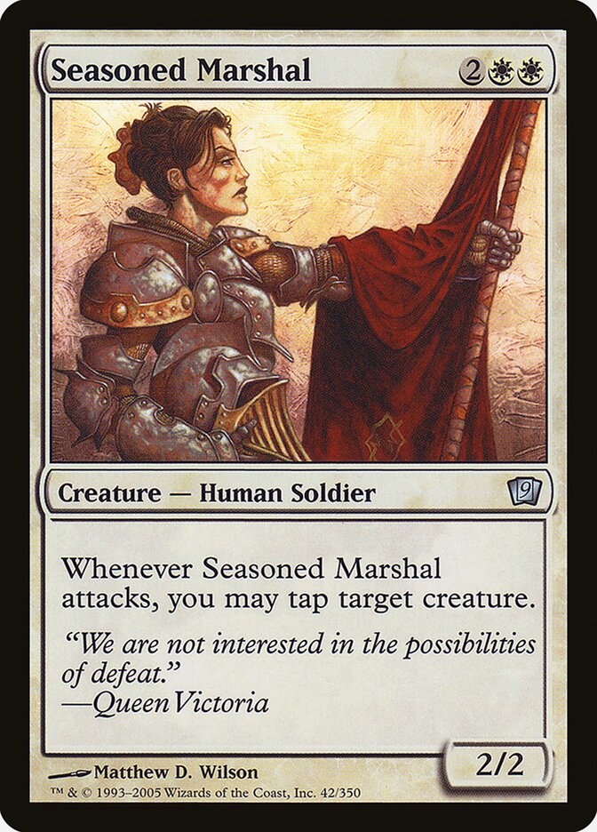 Seasoned Marshal card front
