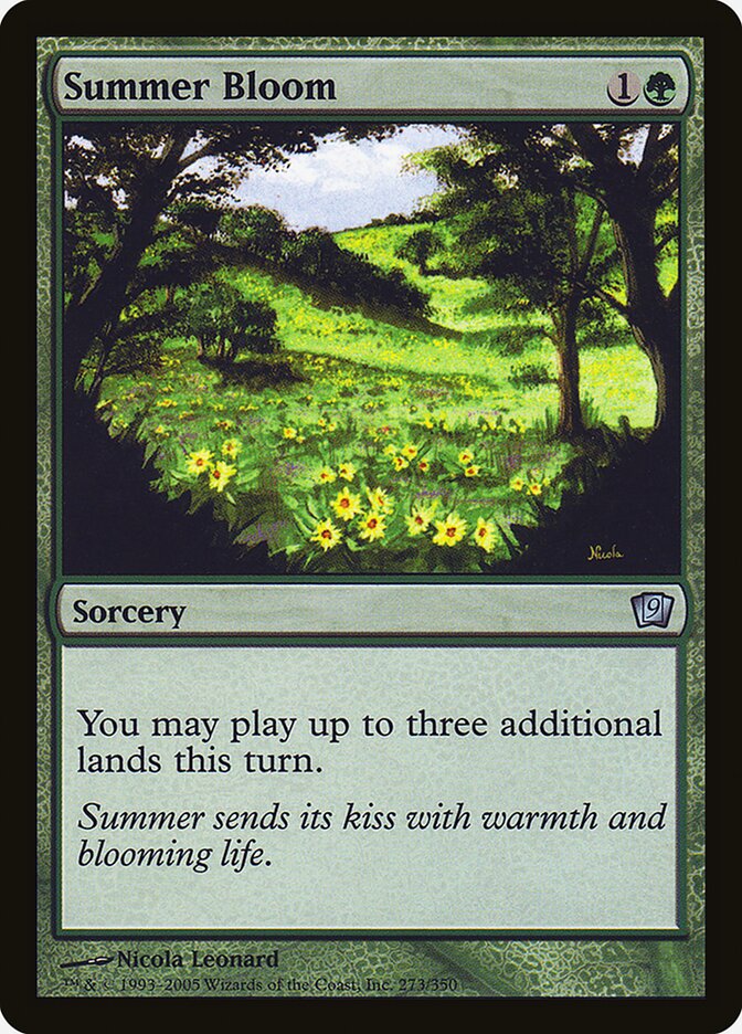 Summer Bloom card front
