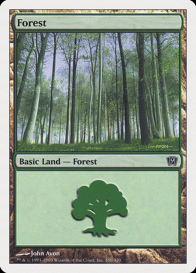 Forest card front
