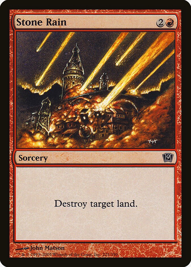 Stone Rain card front