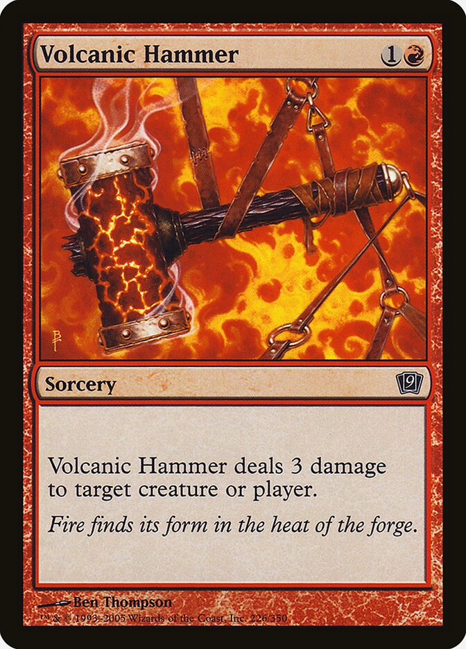 Volcanic Hammer card front