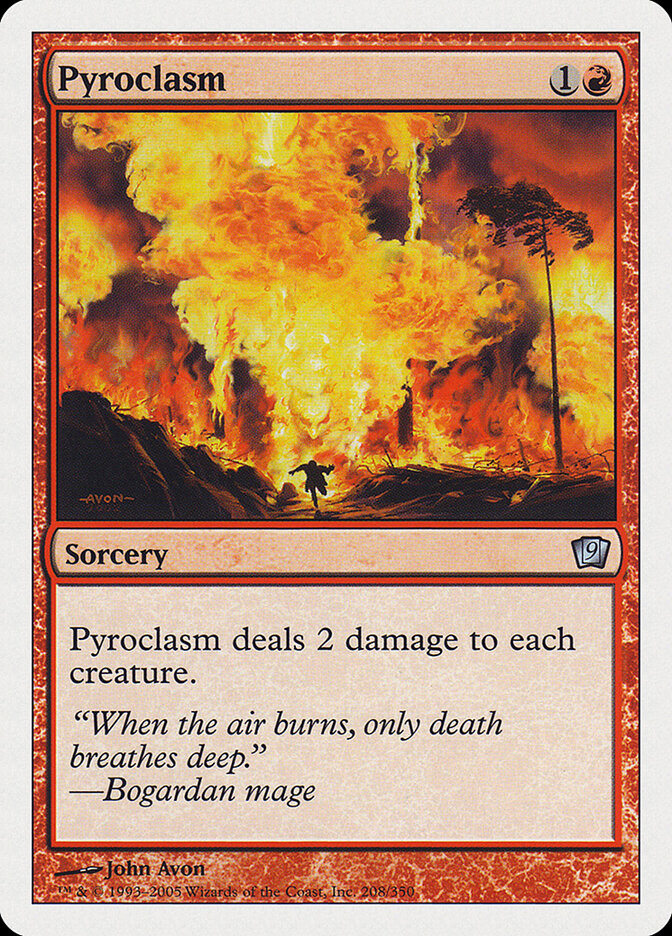 Pyroclasm card front