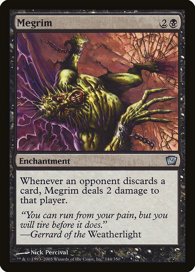 Megrim card front