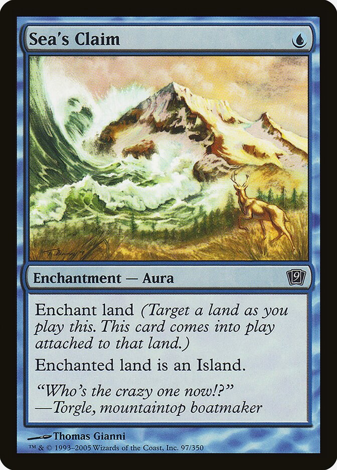 Sea's Claim card front