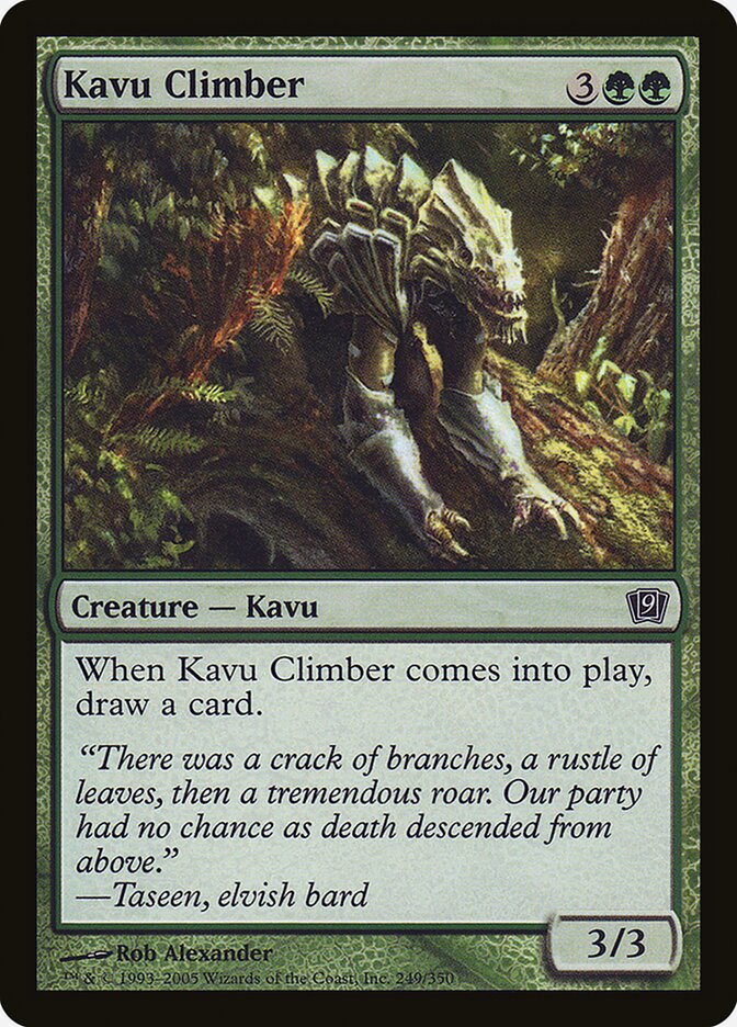 Kavu Climber card front