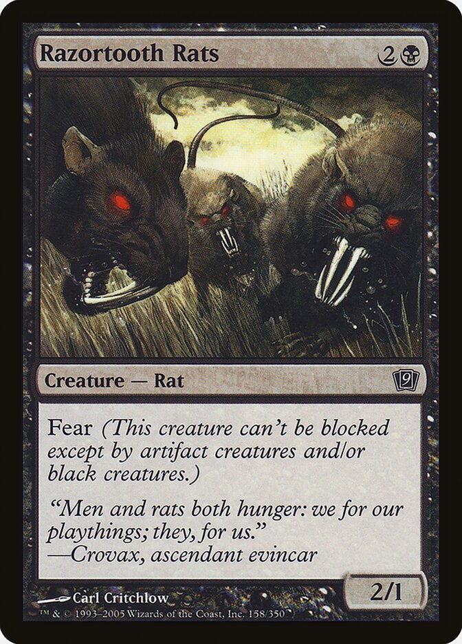 Razortooth Rats card front