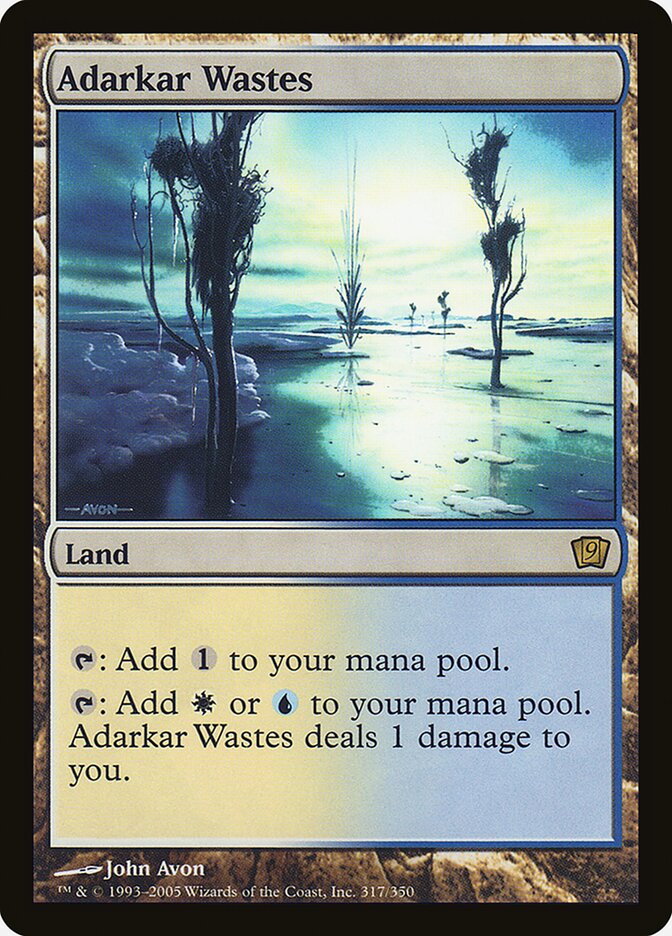 Adarkar Wastes card front