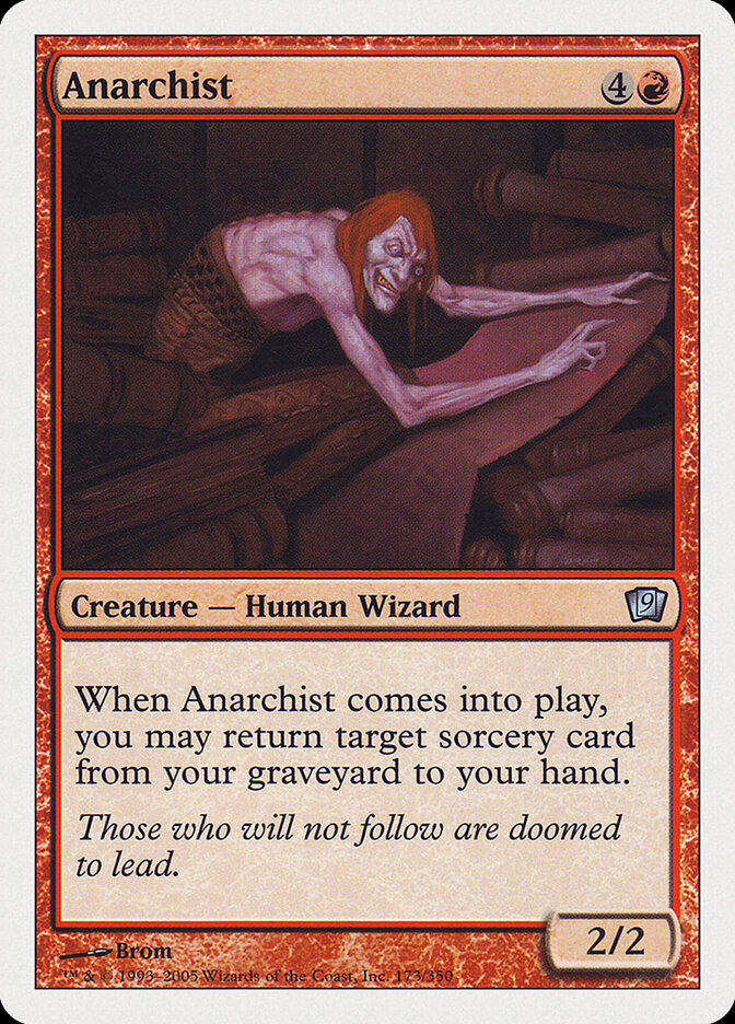 Anarchist card front