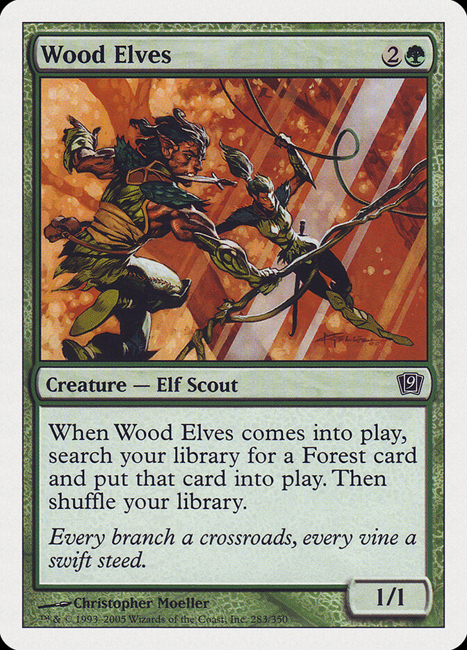 Wood Elves card front