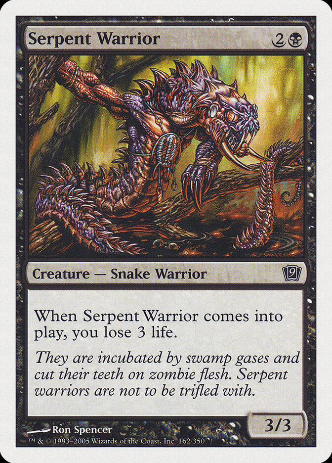 Serpent Warrior card front