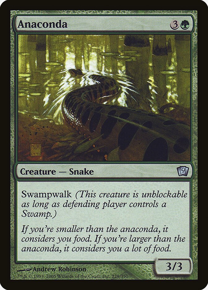 Anaconda card front