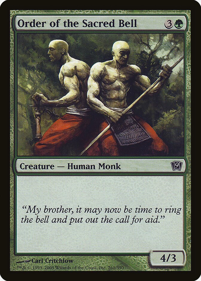 Order of the Sacred Bell card front
