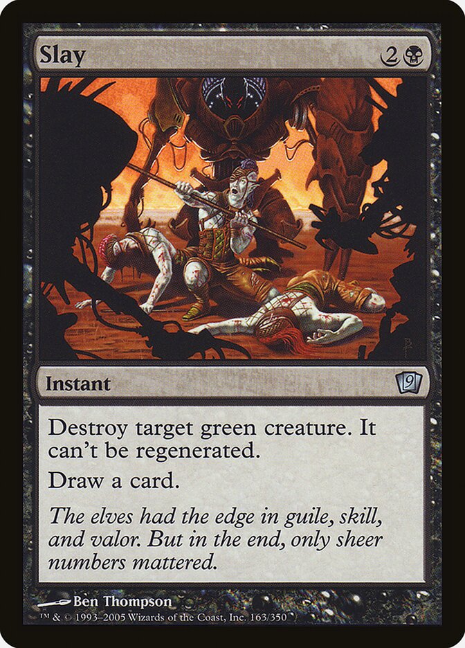 Slay card front