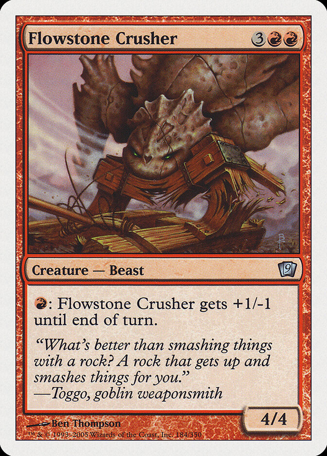 Flowstone Crusher card front