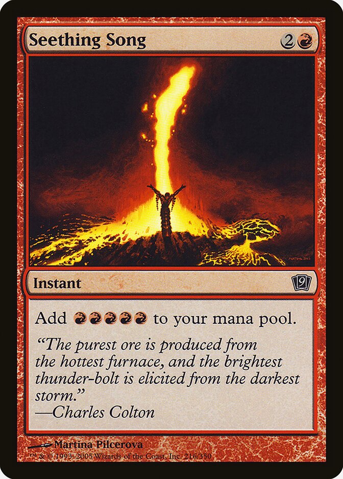 Seething Song card front