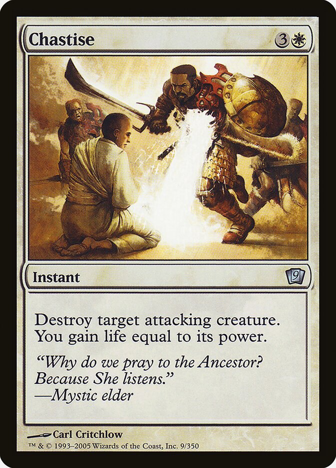 Chastise card front