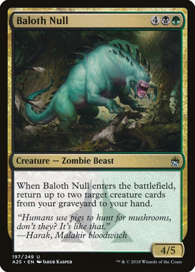 Baloth Null card front