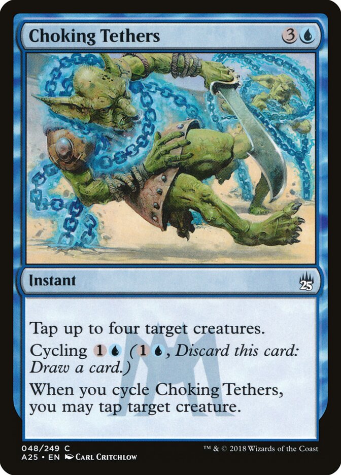 Choking Tethers card front