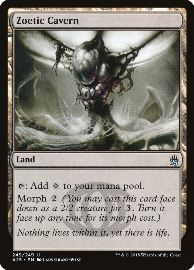 Zoetic Cavern card front