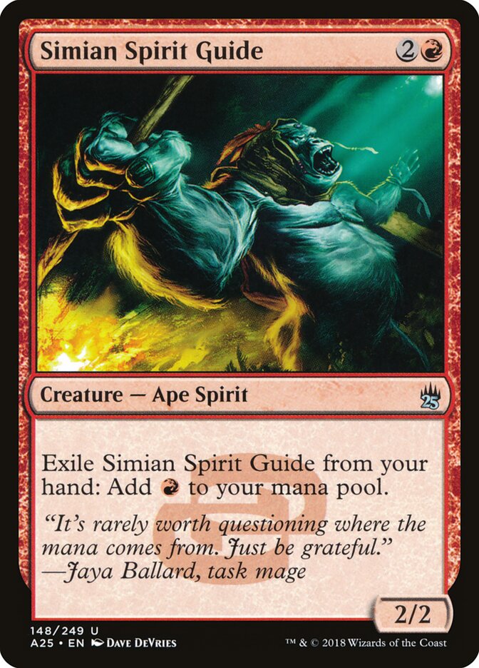Simian Spirit Guide card front