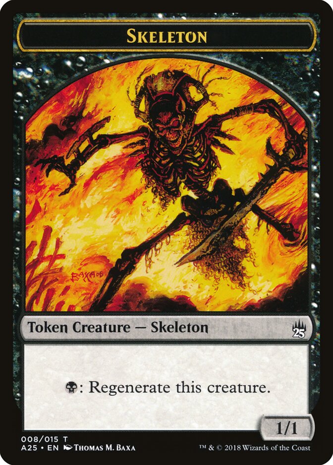 Skeleton card front