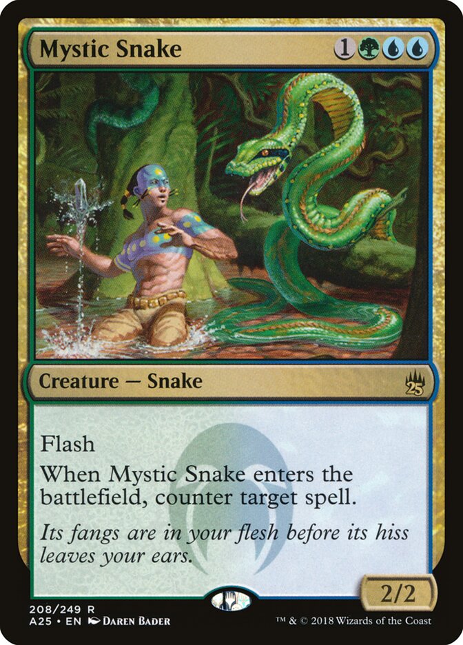 Mystic Snake card front