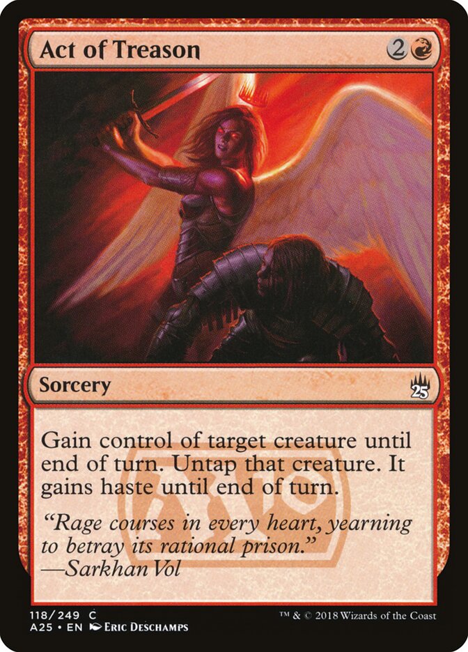 Act of Treason card front