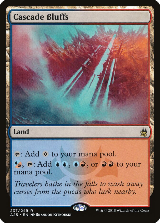 Cascade Bluffs card front