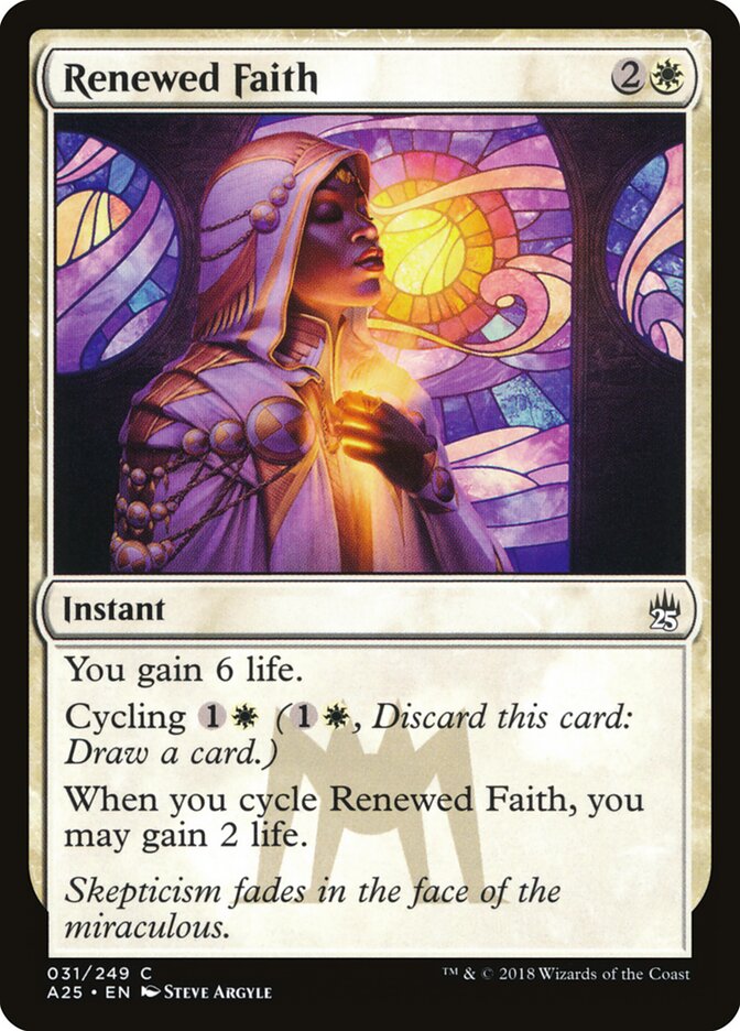Renewed Faith card front