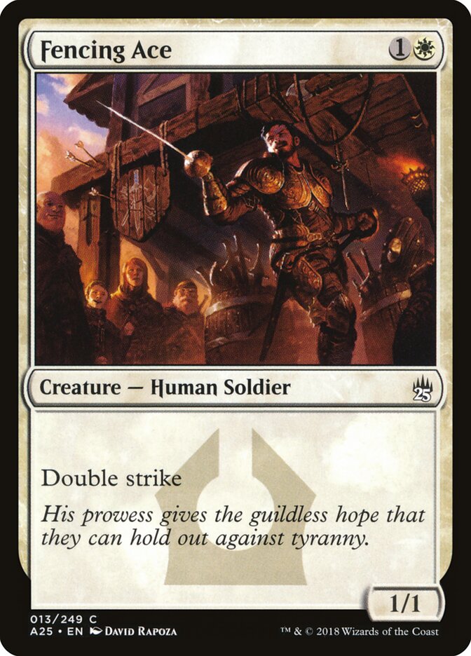 Fencing Ace card front