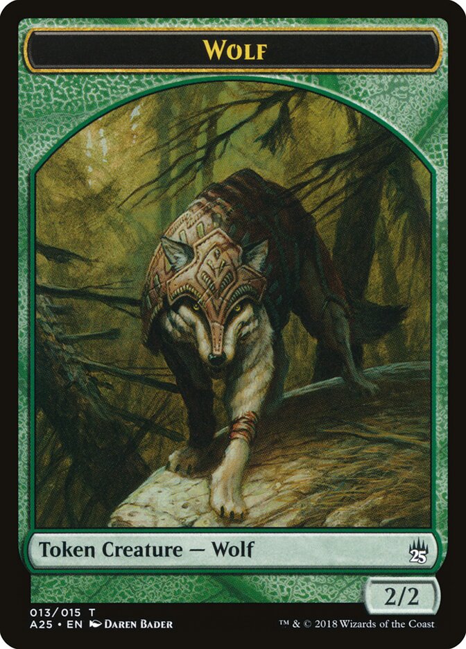 Wolf card front