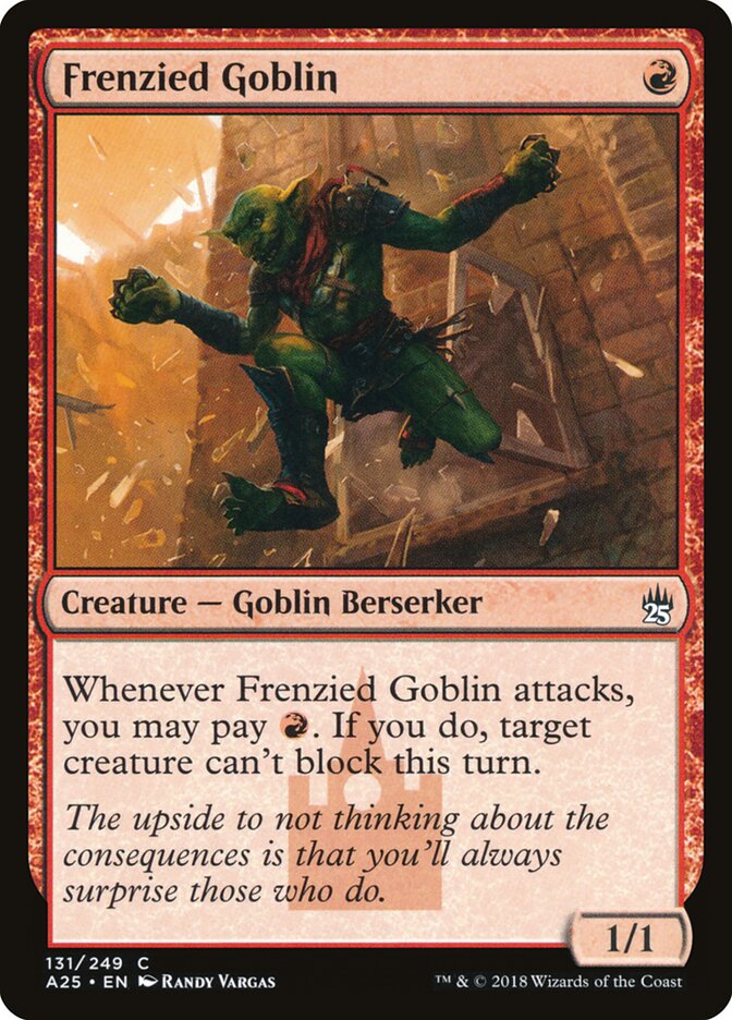 Frenzied Goblin card front