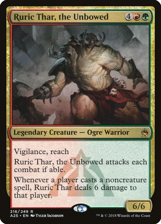 Ruric Thar, the Unbowed card front