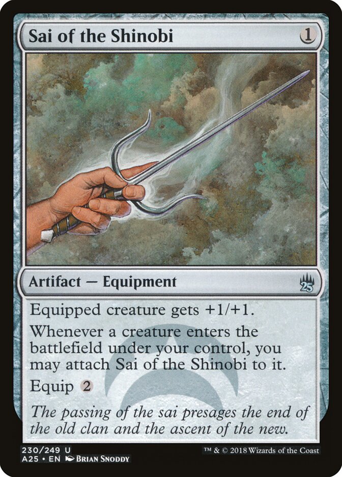 Sai of the Shinobi card front
