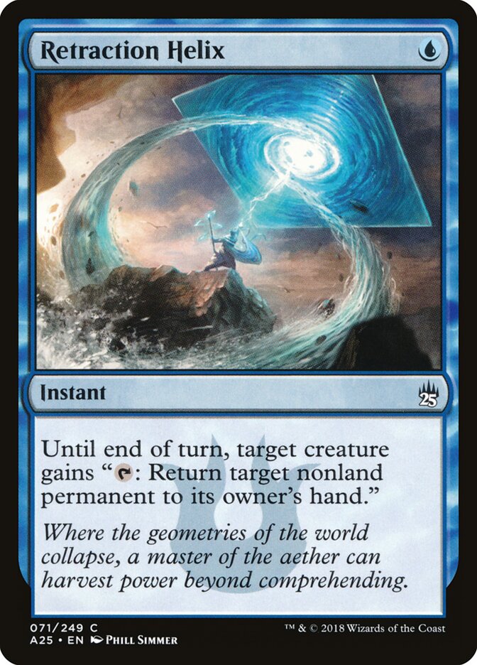 Retraction Helix card front