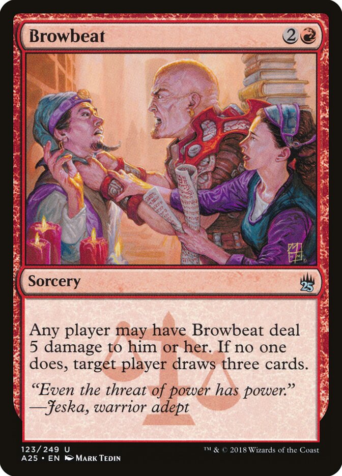 Browbeat card front