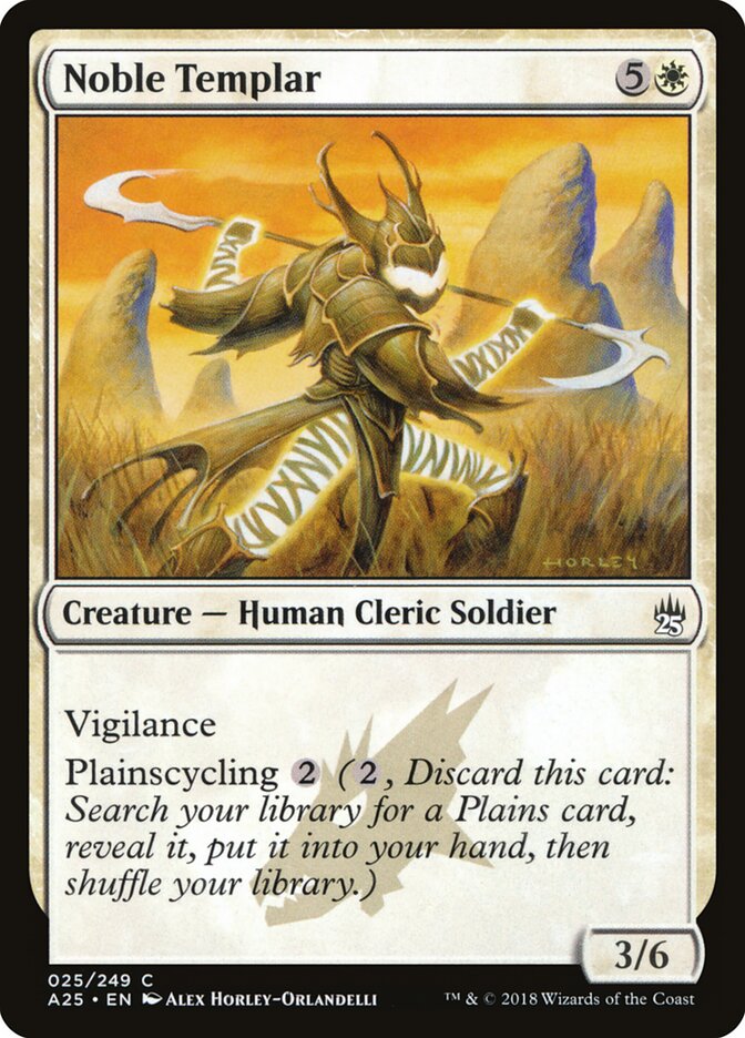 Noble Templar card front