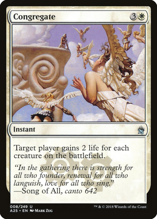 Congregate card front