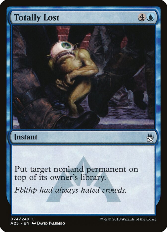 Totally Lost card front