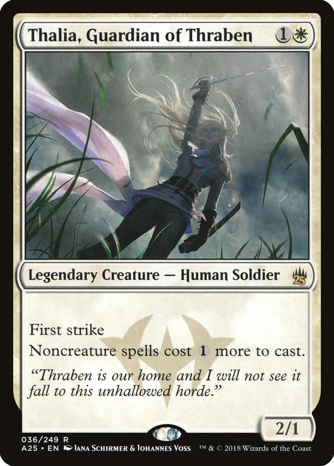 Thalia, Guardian of Thraben card front