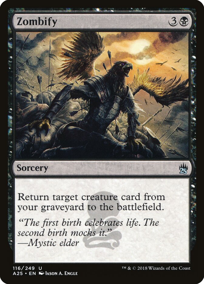 Zombify card front