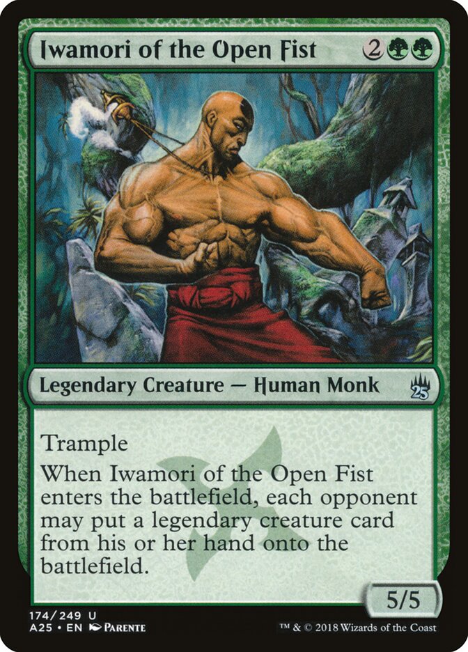 Iwamori of the Open Fist card front
