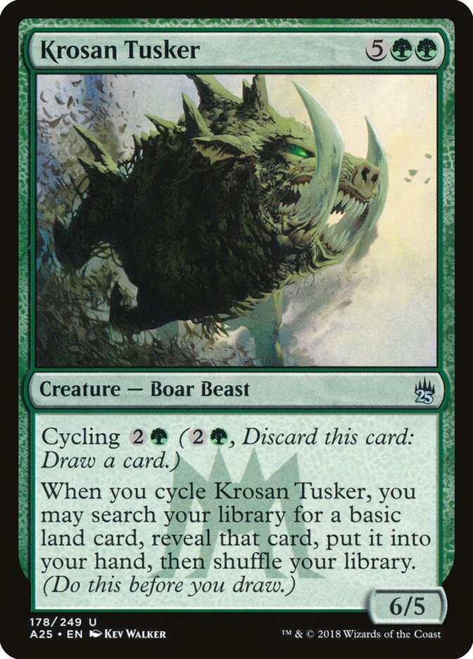 Krosan Tusker card front