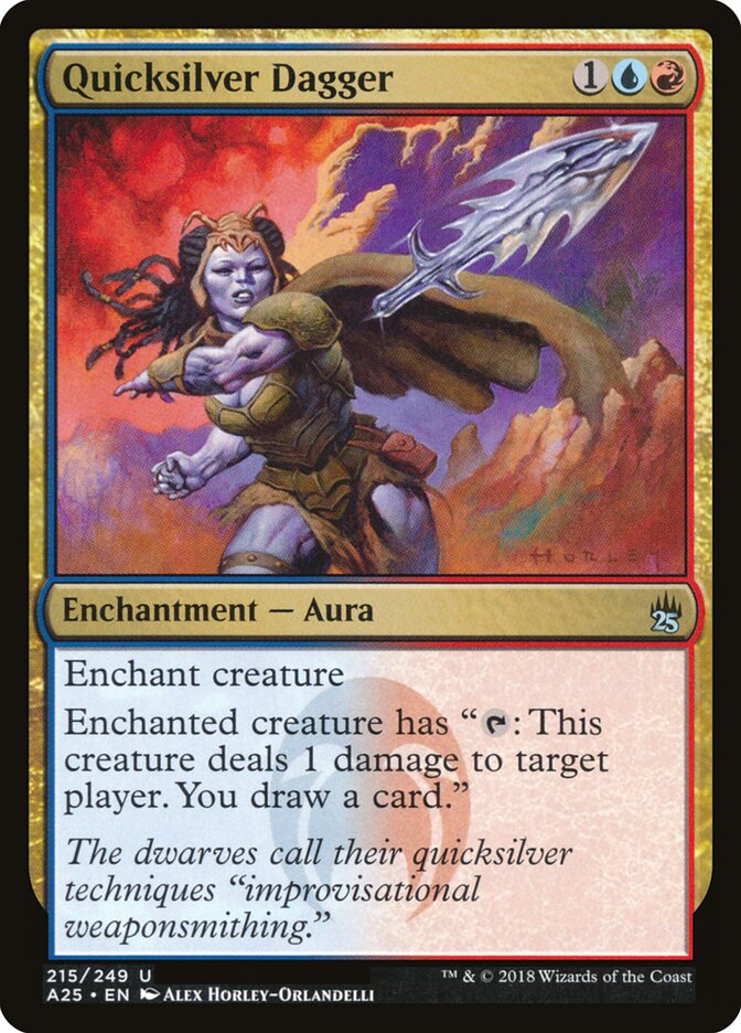 Quicksilver Dagger card front