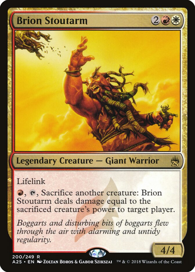 Brion Stoutarm card front