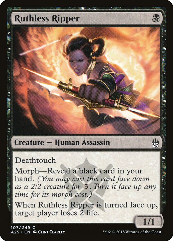 Ruthless Ripper card front
