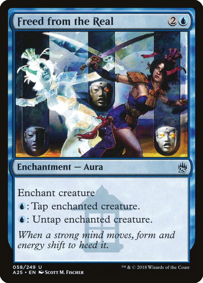 Freed from the Real card front