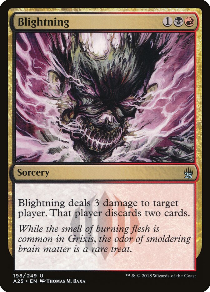 Blightning card front