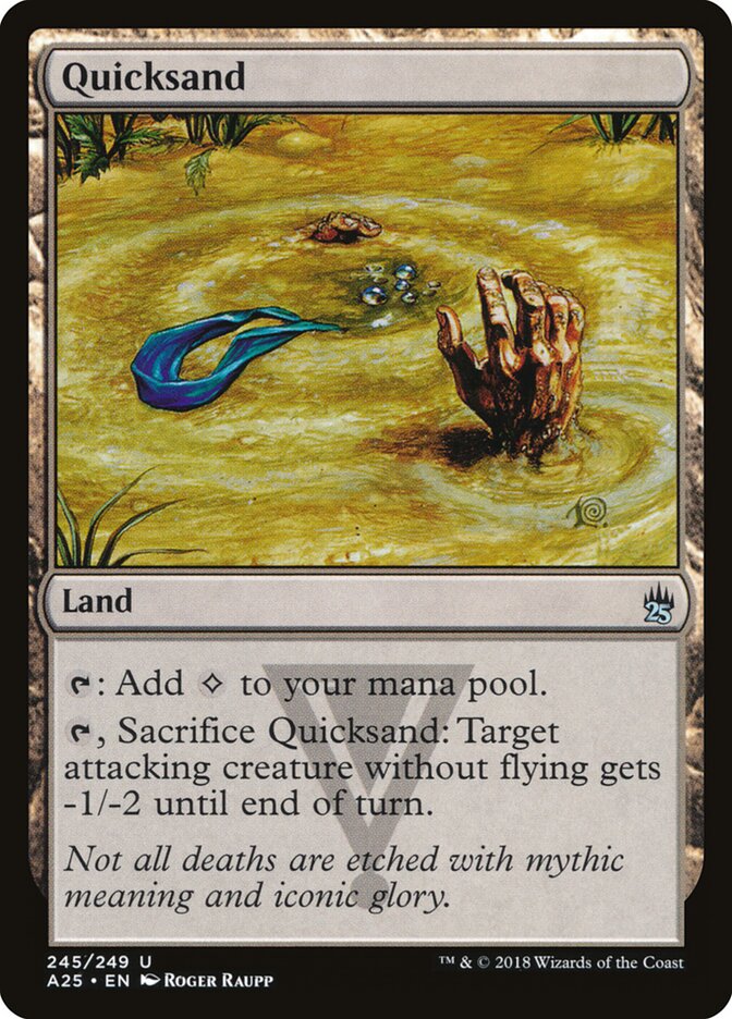 Quicksand card front