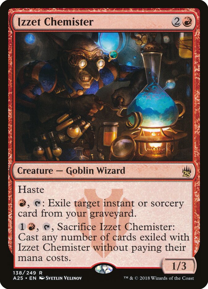 Izzet Chemister card front